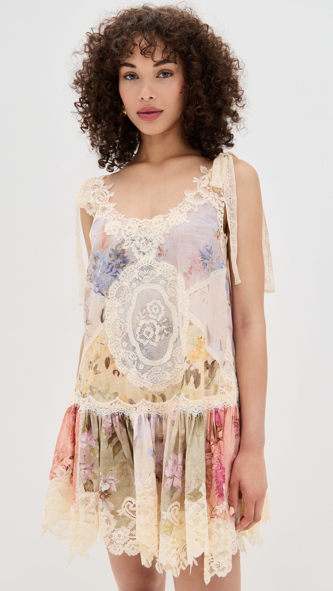 Cascadian Lace Mini Dress - 6