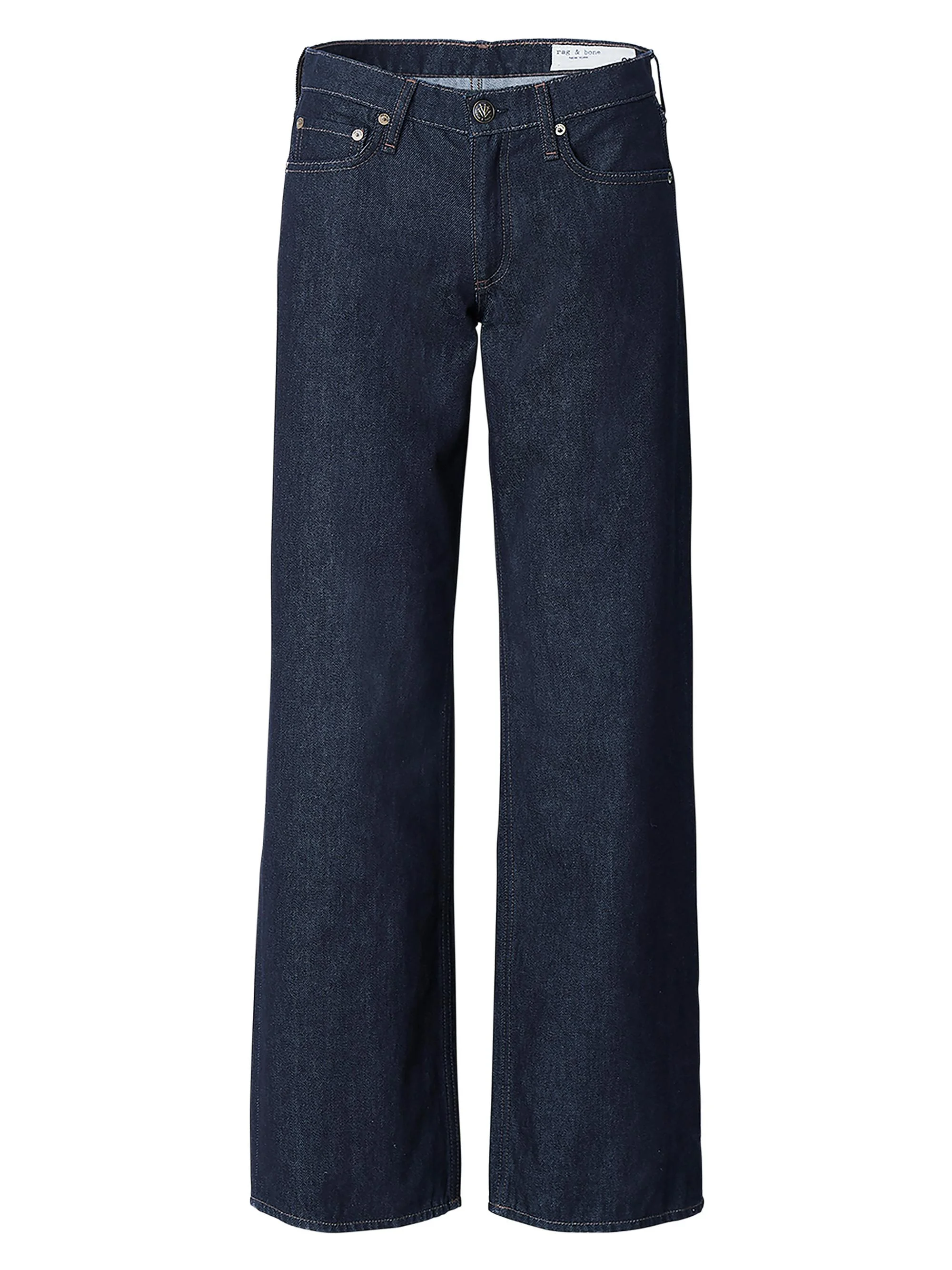 Women's Cam Low-Rise Relaxed Straight-Leg Jeans - Twilight Rinse - 1