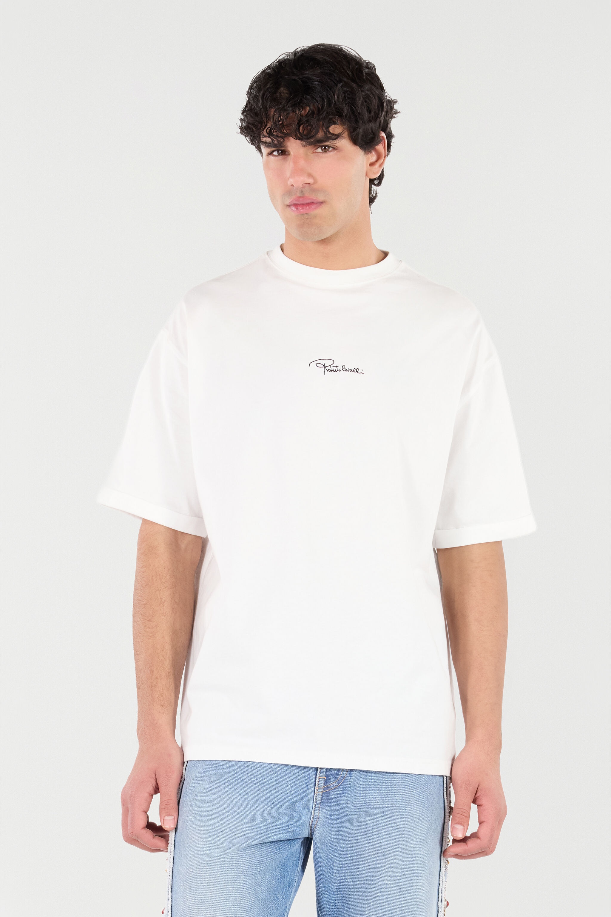 Embroidered Logo Cotton T-Shirt - 3