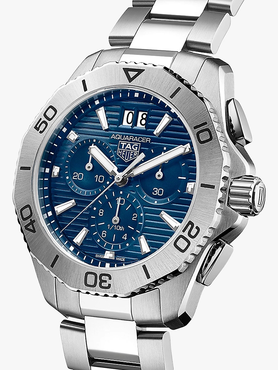 CBP1113.BA0627 Aquaracer Professional 200 Chronograph stainless-steel quartz watch - 4