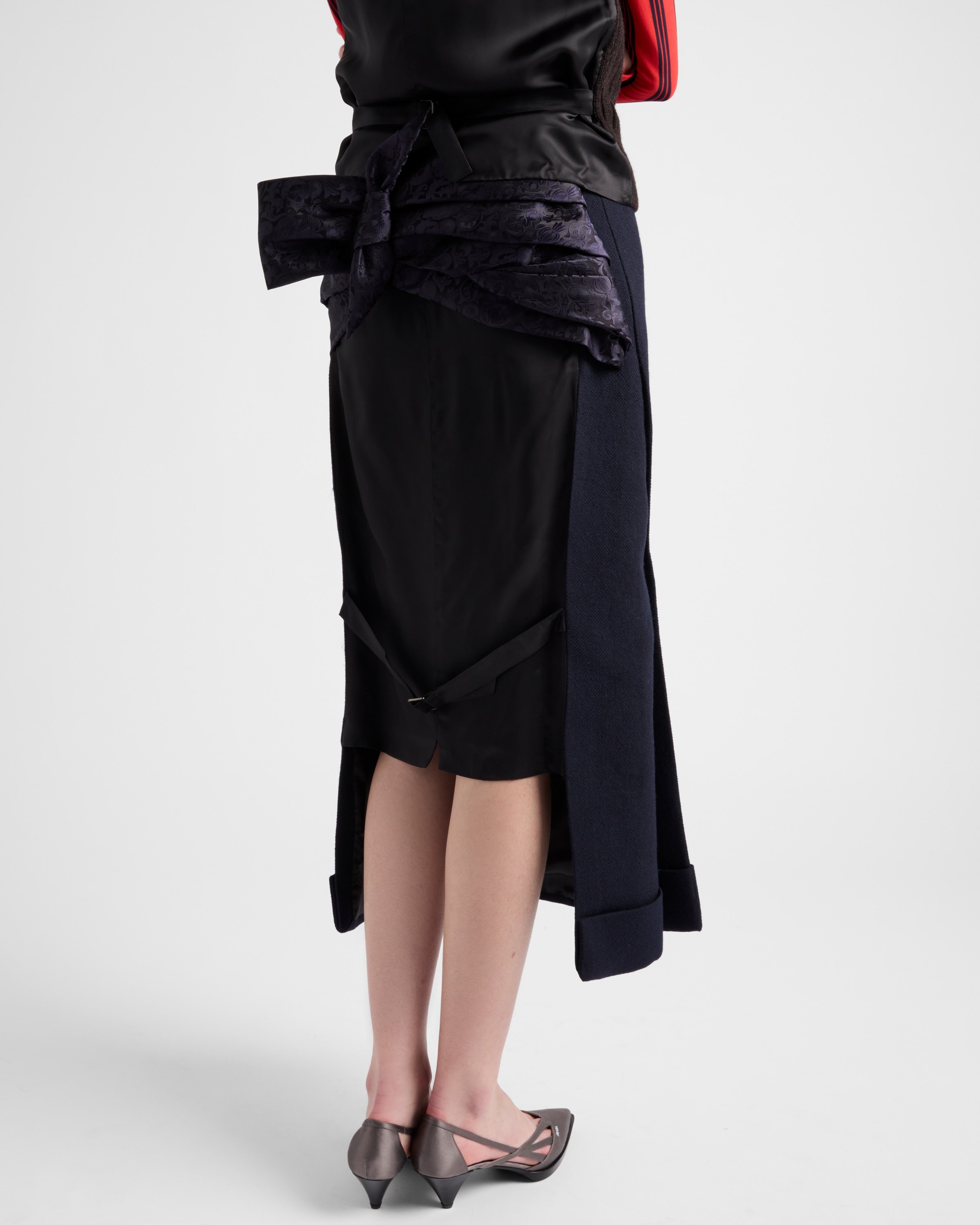 Prada Satin cut-out pumps | REVERSIBLE