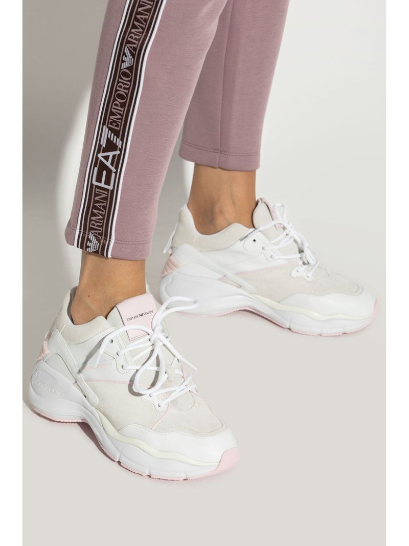 EMPORIO ARMANI panelled sneakers outlook