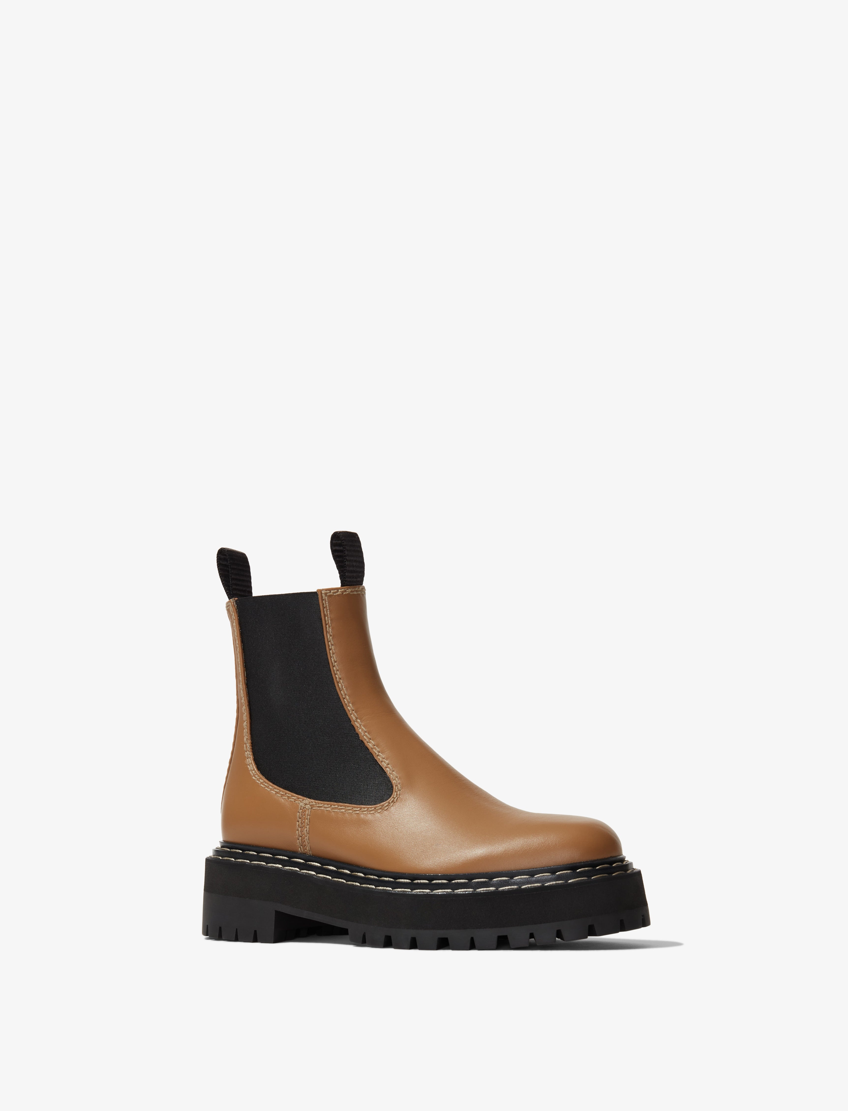 Lug Sole Platform Chelsea Boots - 2