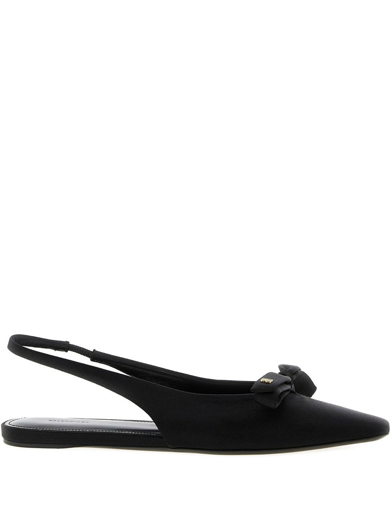 Nano Bow slingback flat pumps 1