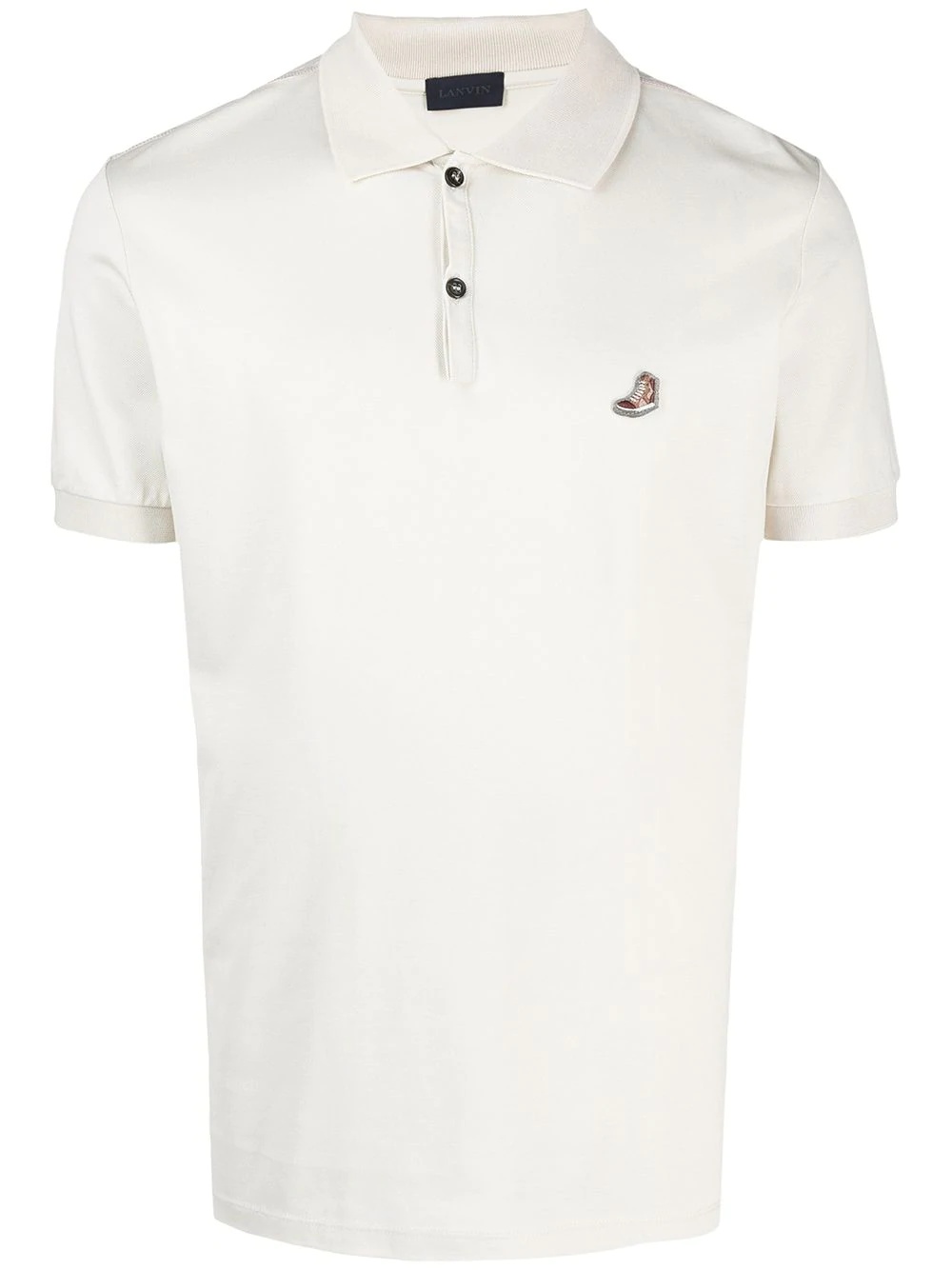 boot-patch polo shirt - 1