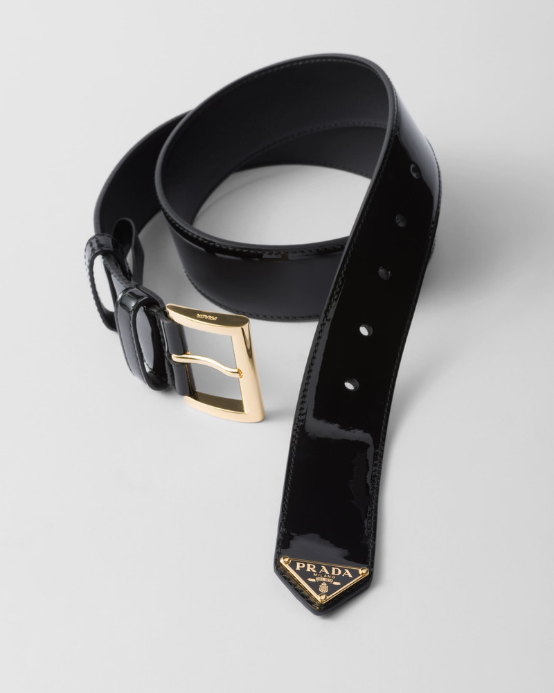 Prada Patent leather belt outlook
