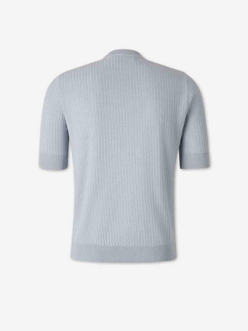 LARDINI LINEN KNIT T-SHIRT outlook