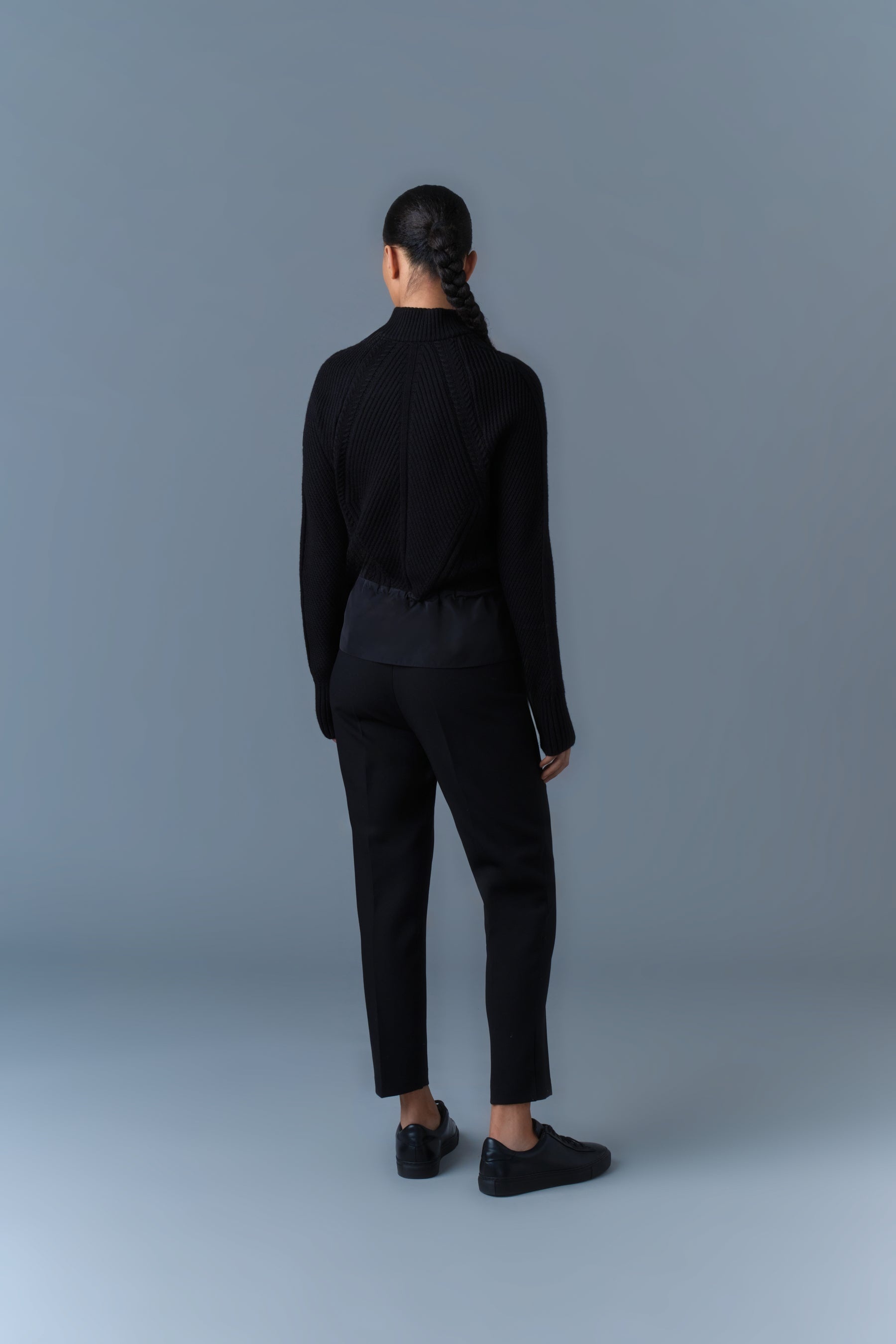 JORANE Mixed Media Zip Jacket - 4