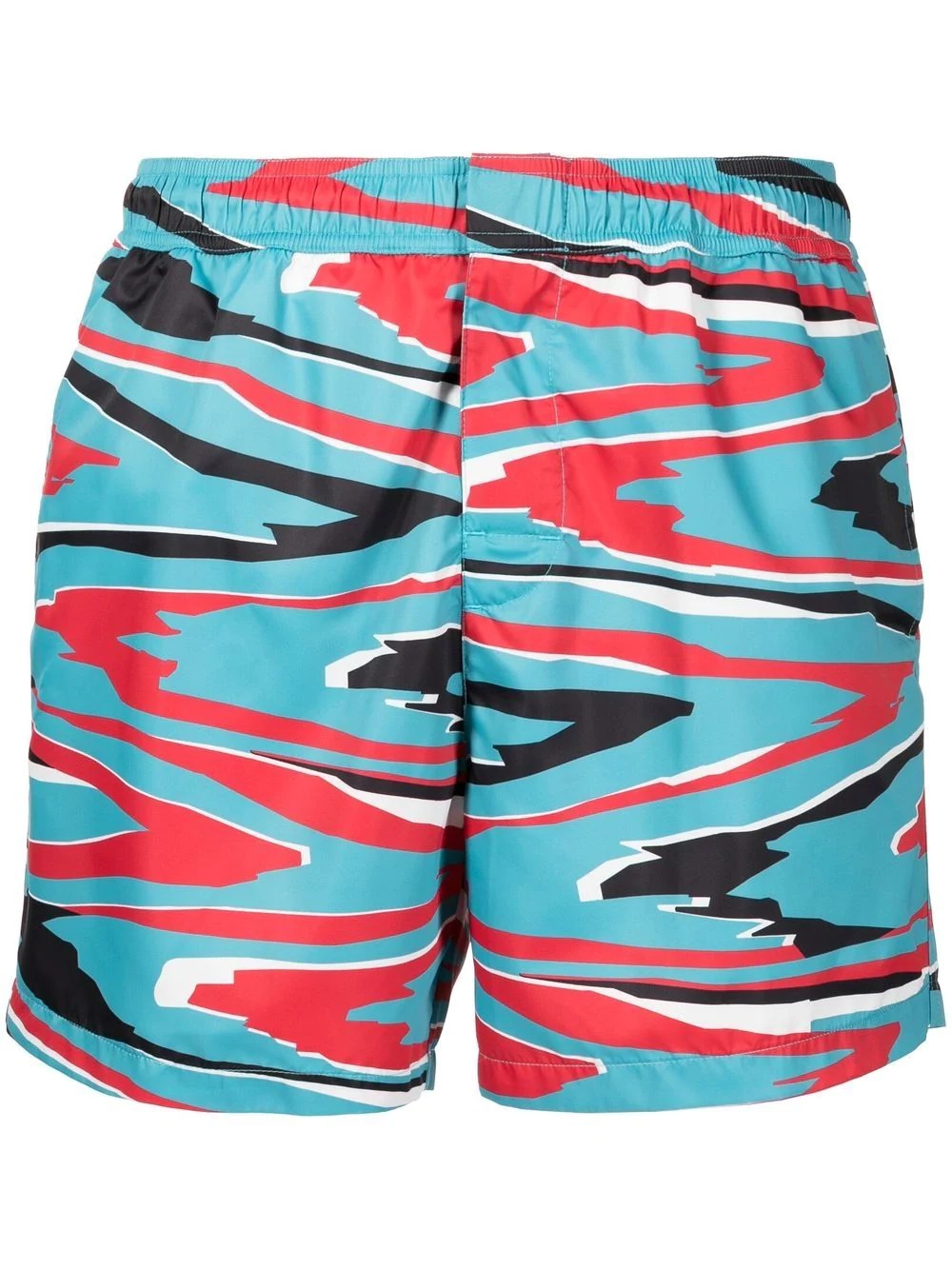 camouflage print swim shorts - 1