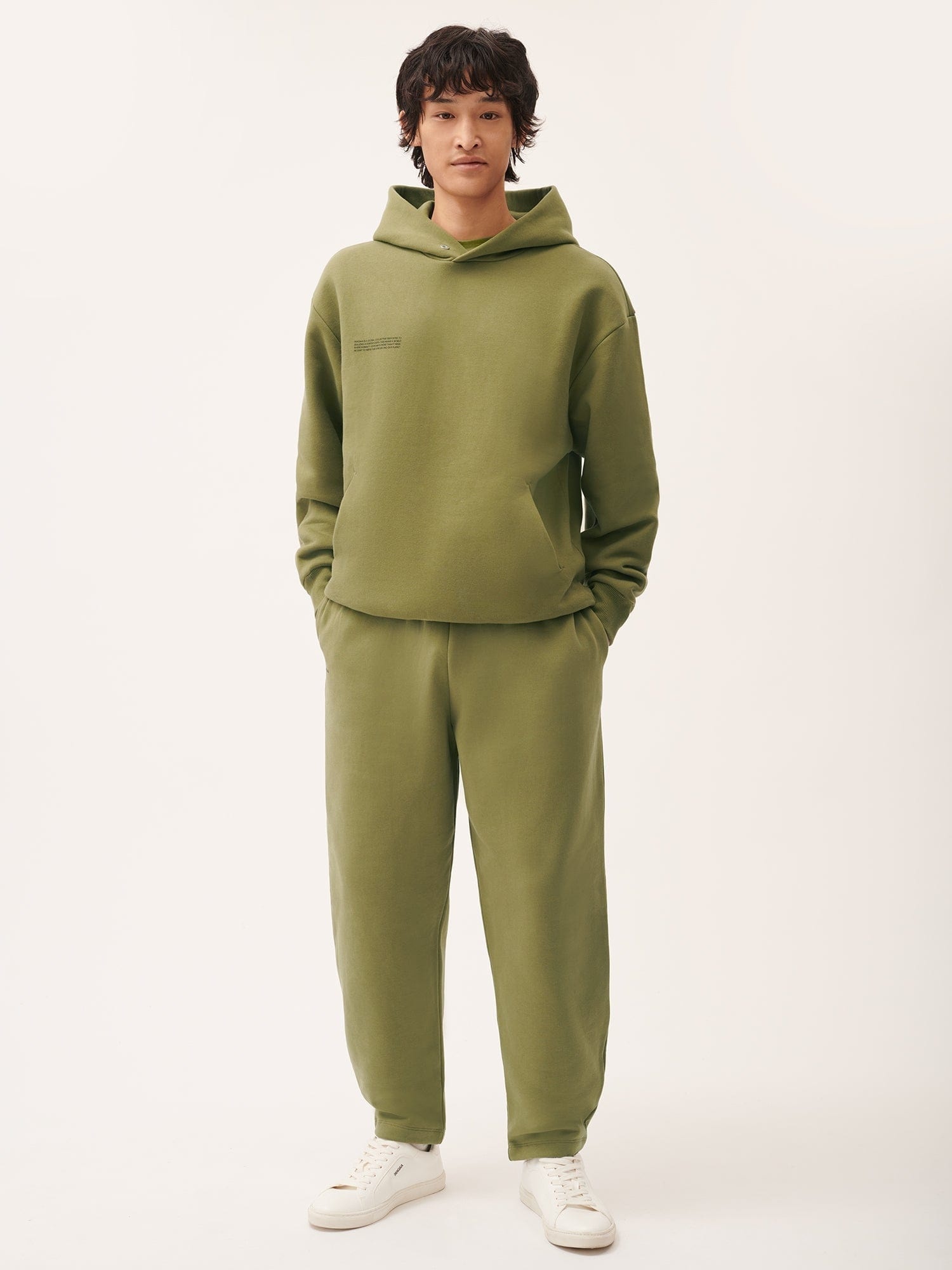 Mens DNA Barrel-Leg Track Pants - Highland Green - 2