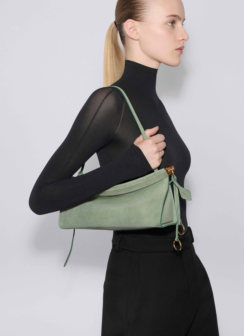 Alaïa LE CLICK EAST WEST MEDIUM BAG IN NUBUCK outlook