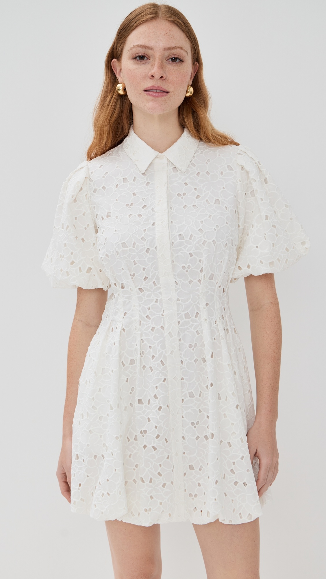 Cleo Balloon Pintuck Mini Dress - 6