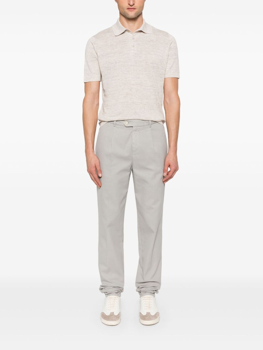 pleat-detail trousers - 2