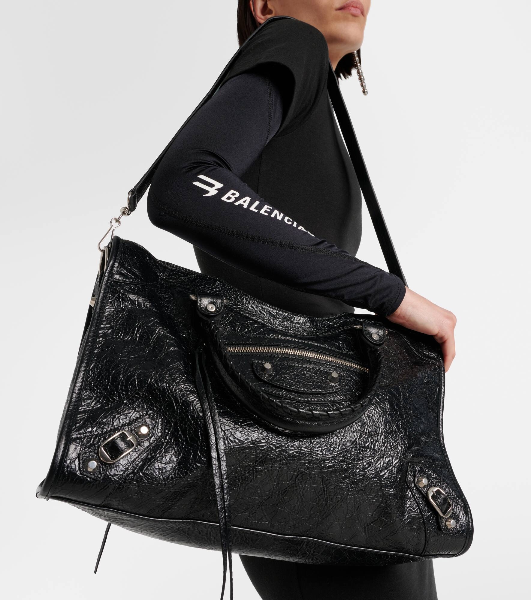 Le City Medium leather shoulder bag - 7