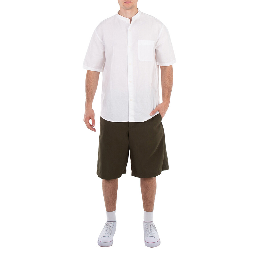 OAMC Men's Forest Wide-Leg Bermuda Vapor Shorts - 4