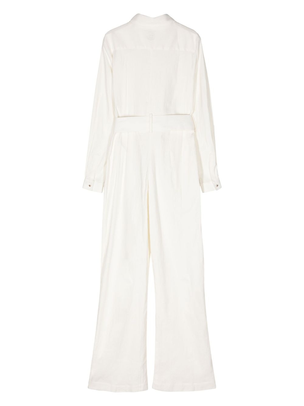 Gabardine Wide-leg Jumpsuit - 2