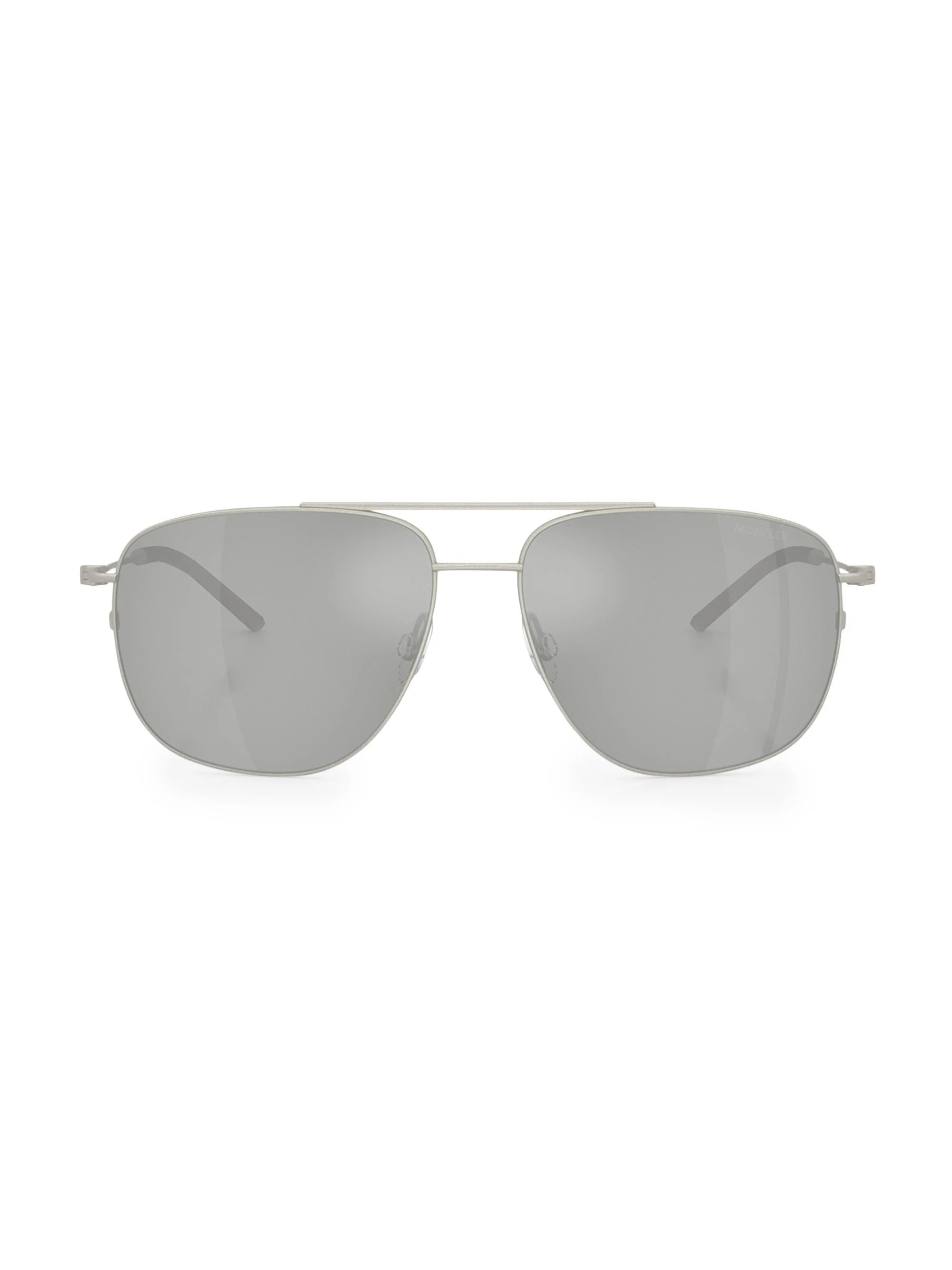 Men's Orbit 57MM Aviator Sunglasses - Silver - 1