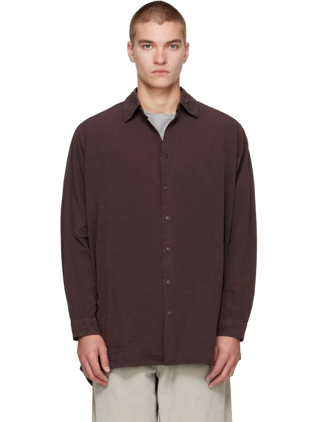 Brown Paper Cot Ikla Shirt - 1