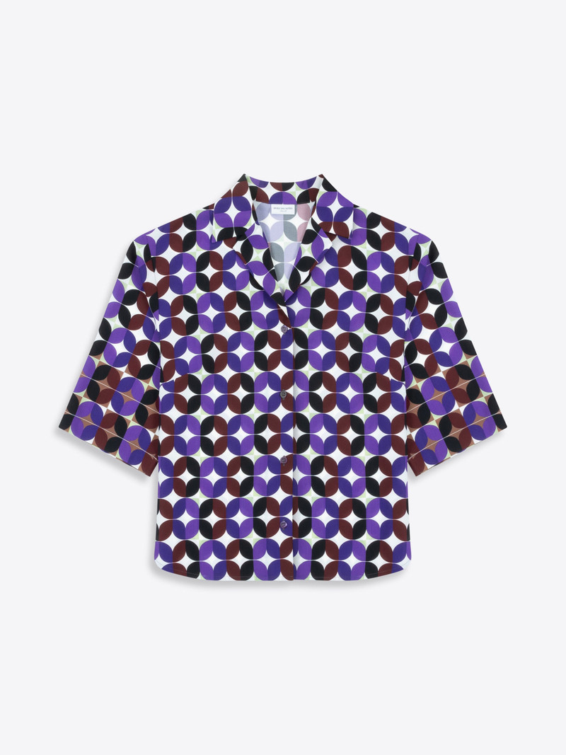 PRINTED SILK SHIRT - 1