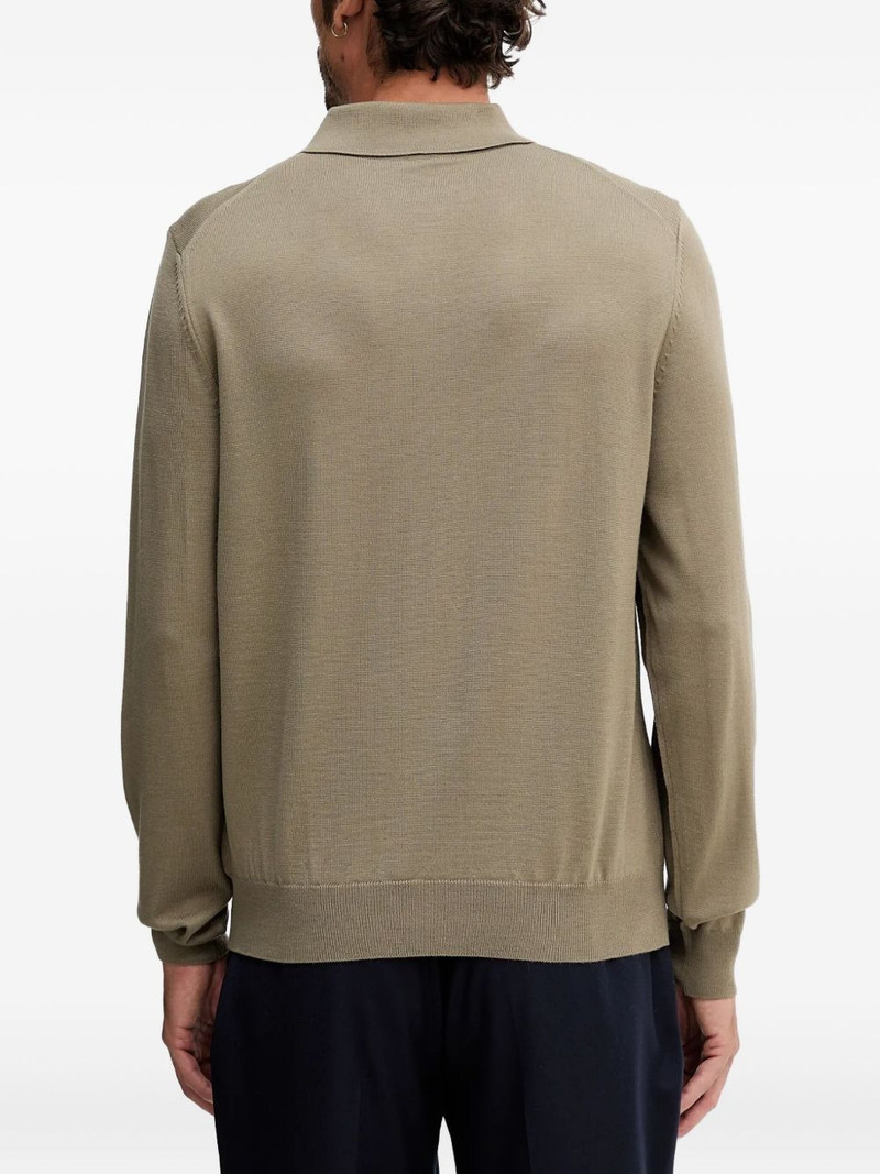 button long-sleeve polo shirt 3