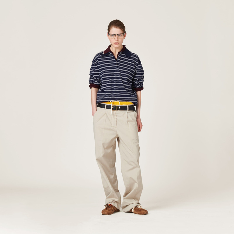 Miu Miu Poplin pants outlook