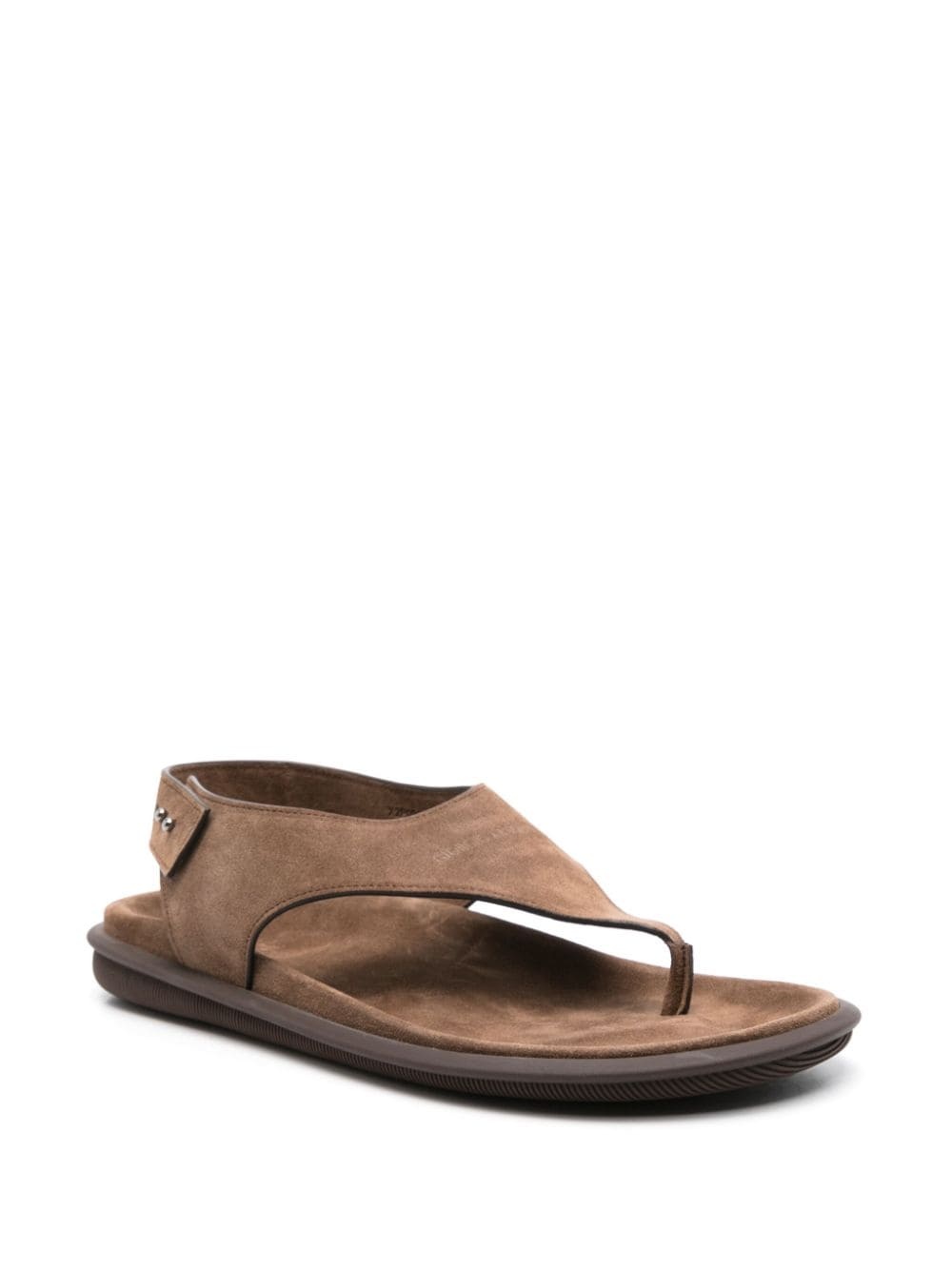 sling-back suede sandals - 2