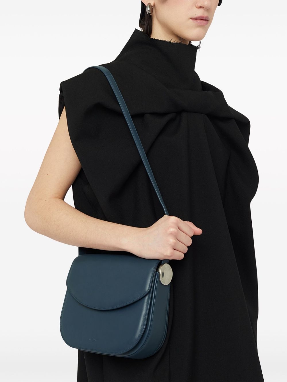 Coin leather crossbody bag - 3