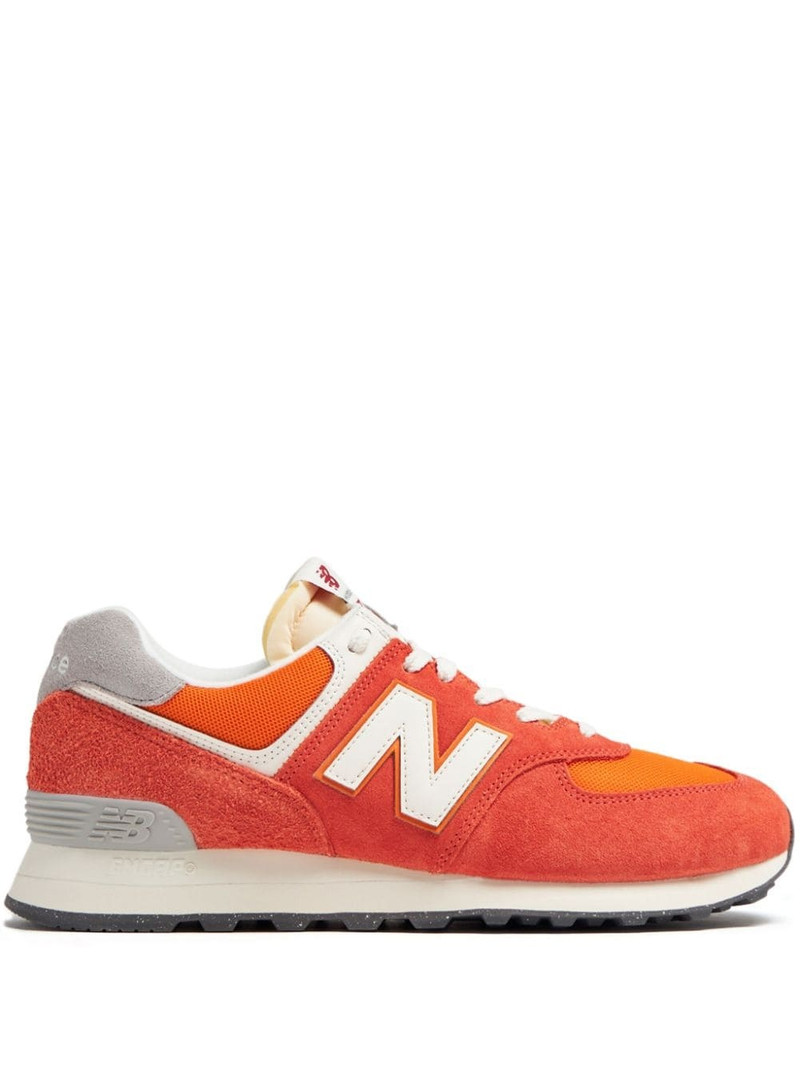 574 colour-block suede sneakers 1
