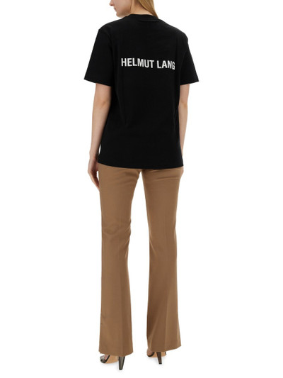 Helmut Lang COTTON JERSEY T-SHIRT WITH LOGO PRINT outlook