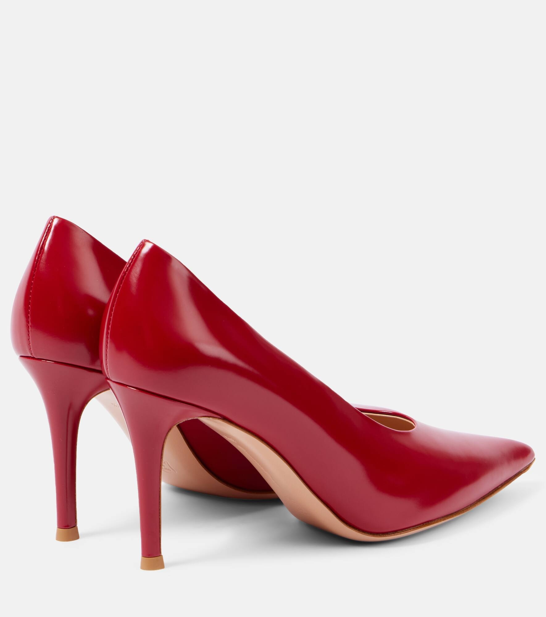 85 leather pumps - 3