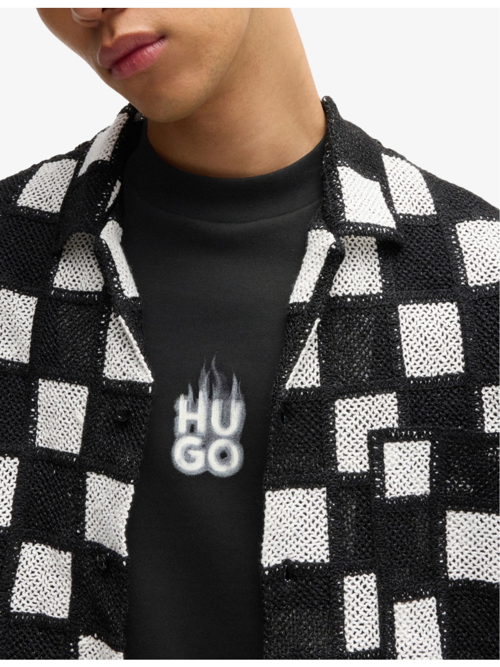 Branded-print crewneck cotton-jersey sweatshirt - 5