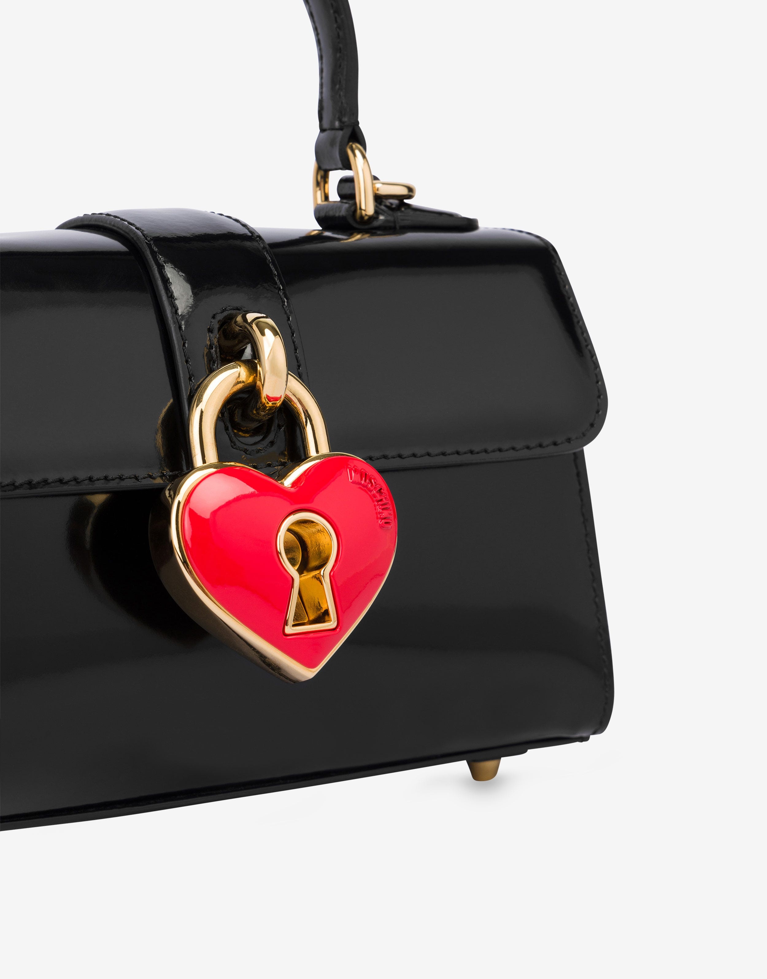 HEART LOCK CALFSKIN HANDBAG - 4