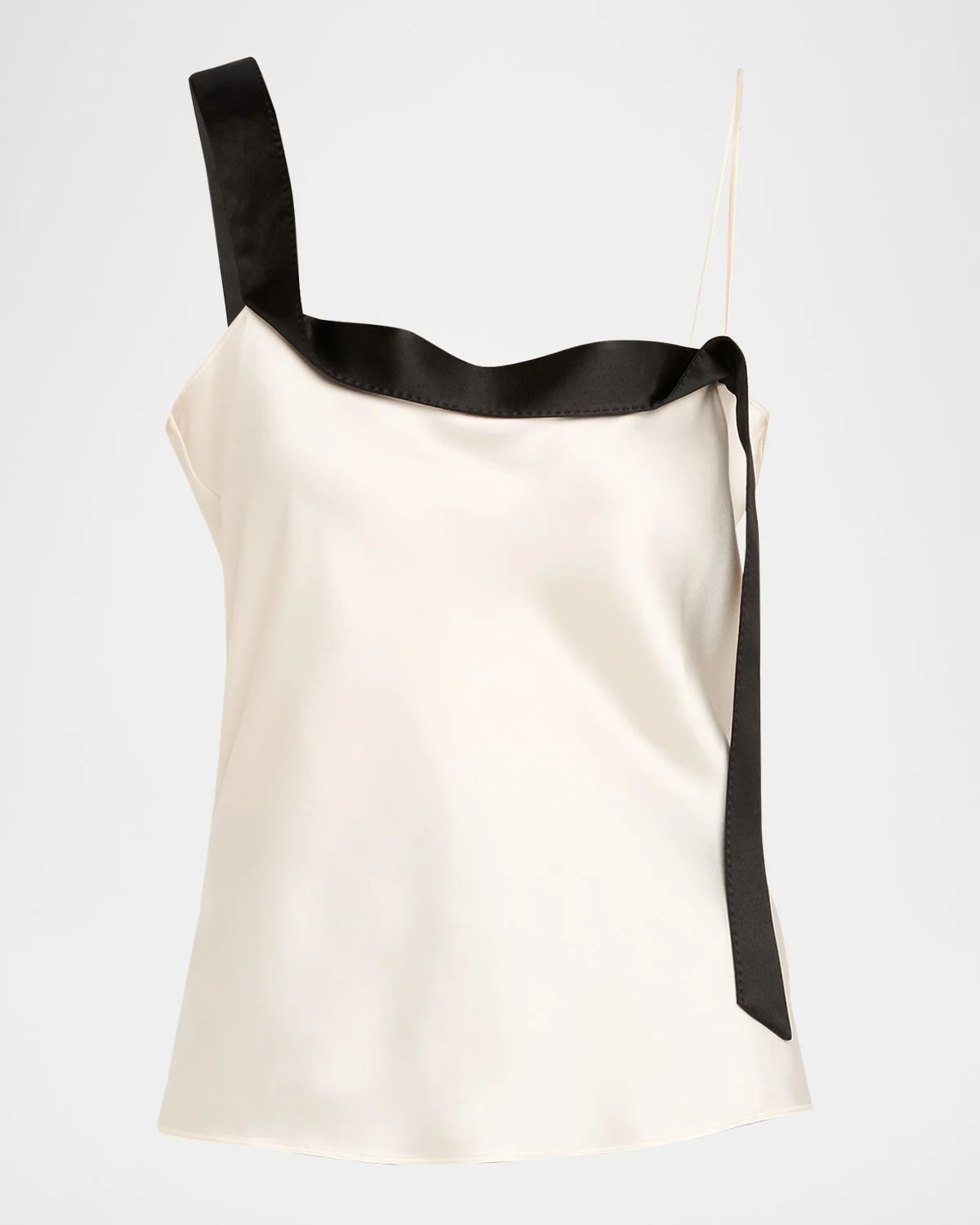 Ribbon Silk Cami Top - 1