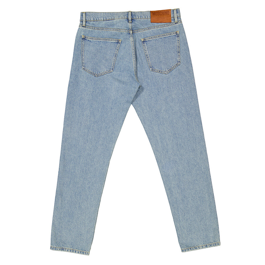 Moschino Straight-Leg Cotton Denim Jeans - 6