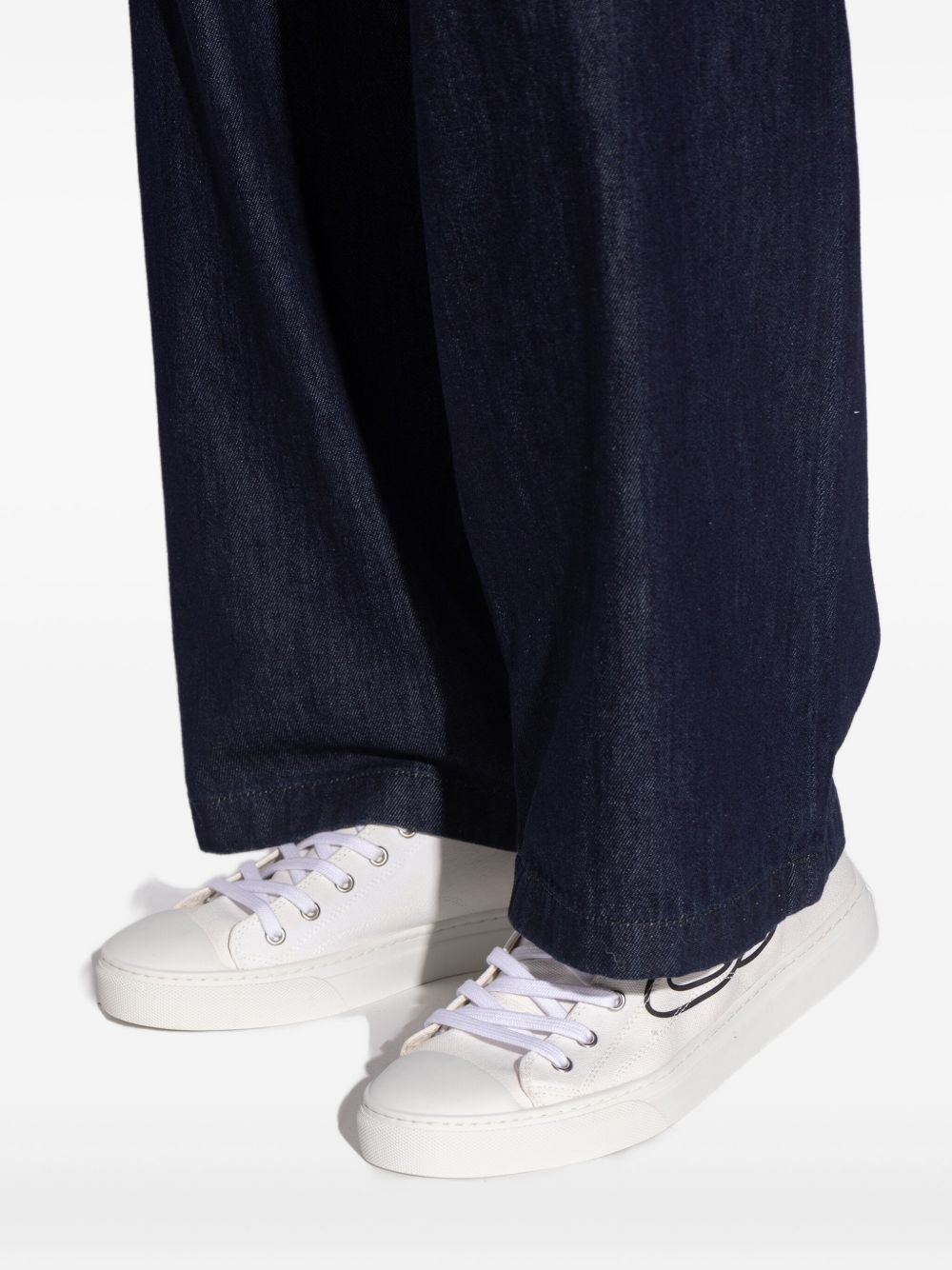 orb-logo high-top trainers - 4