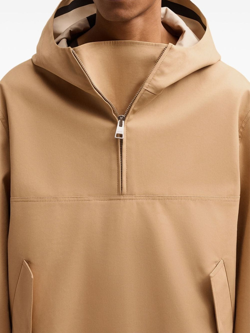 zip-up hooded cotton jacket 6
