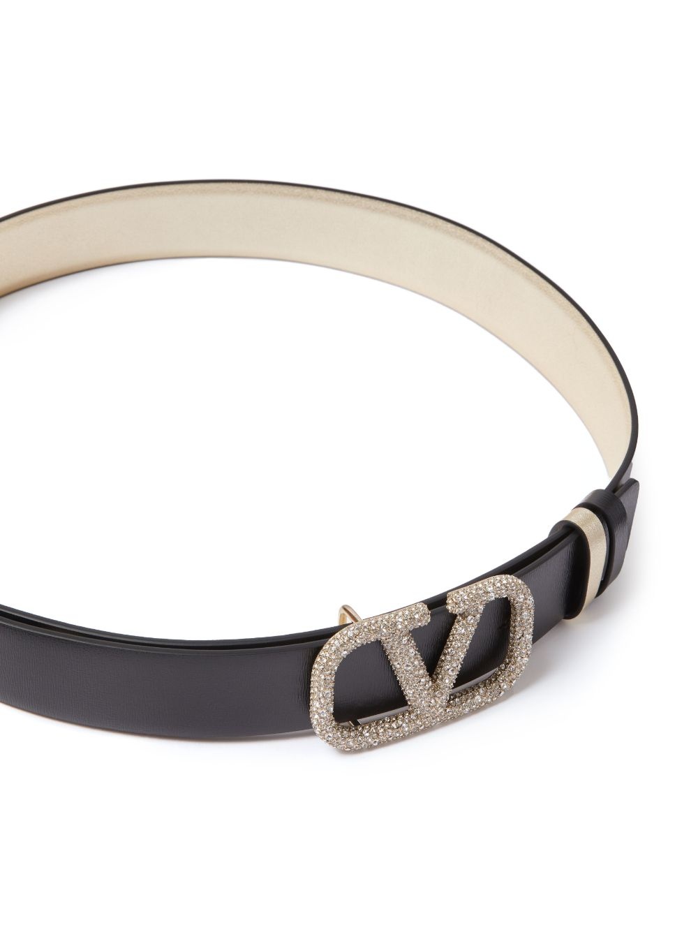 VLogo Signature reversible leather belt - 5