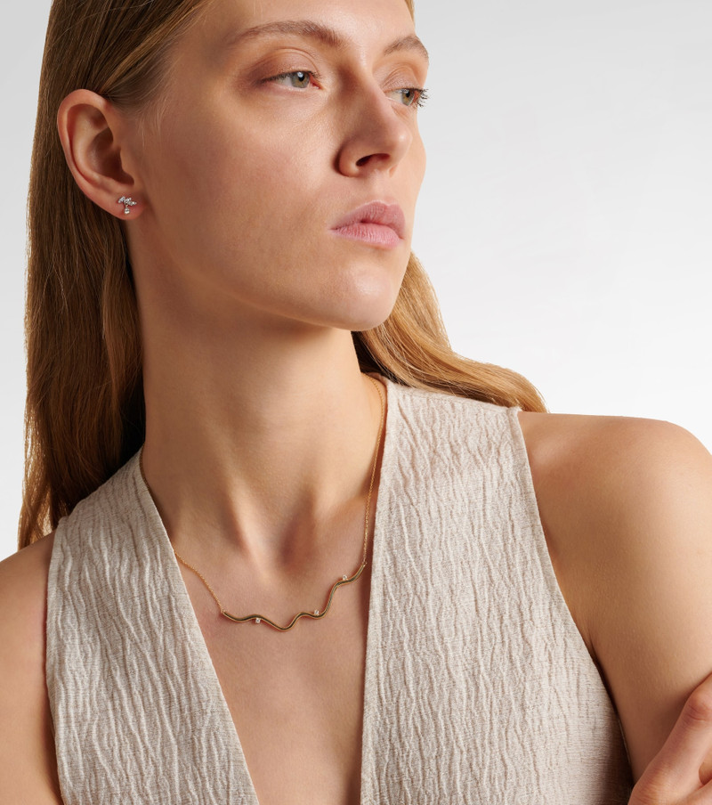 STONE AND STRAND Harbor Lights 10kt gold necklace with diamonds outlook