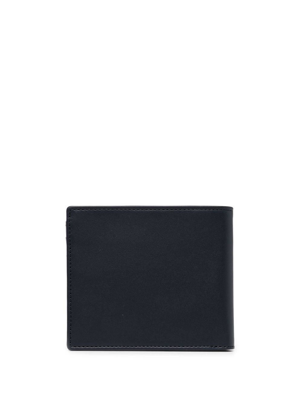 logo-detail leather wallet - 2