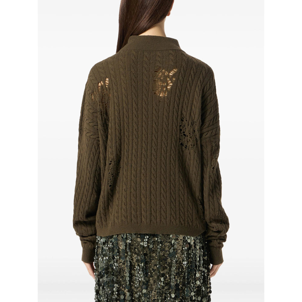 Blumarine Green Knitwear - Jumpers Women - 4