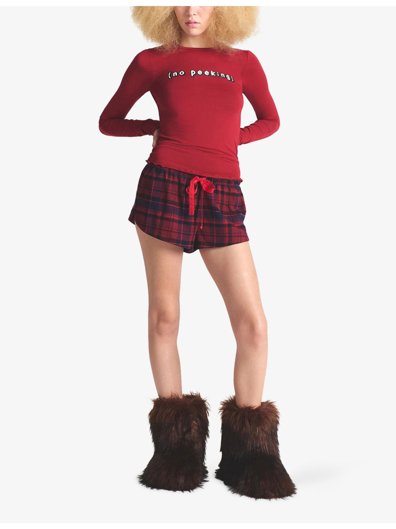 SKIMS Cactus Plant Flea Market x SKIMS Flannel Short Sleep Set outlook