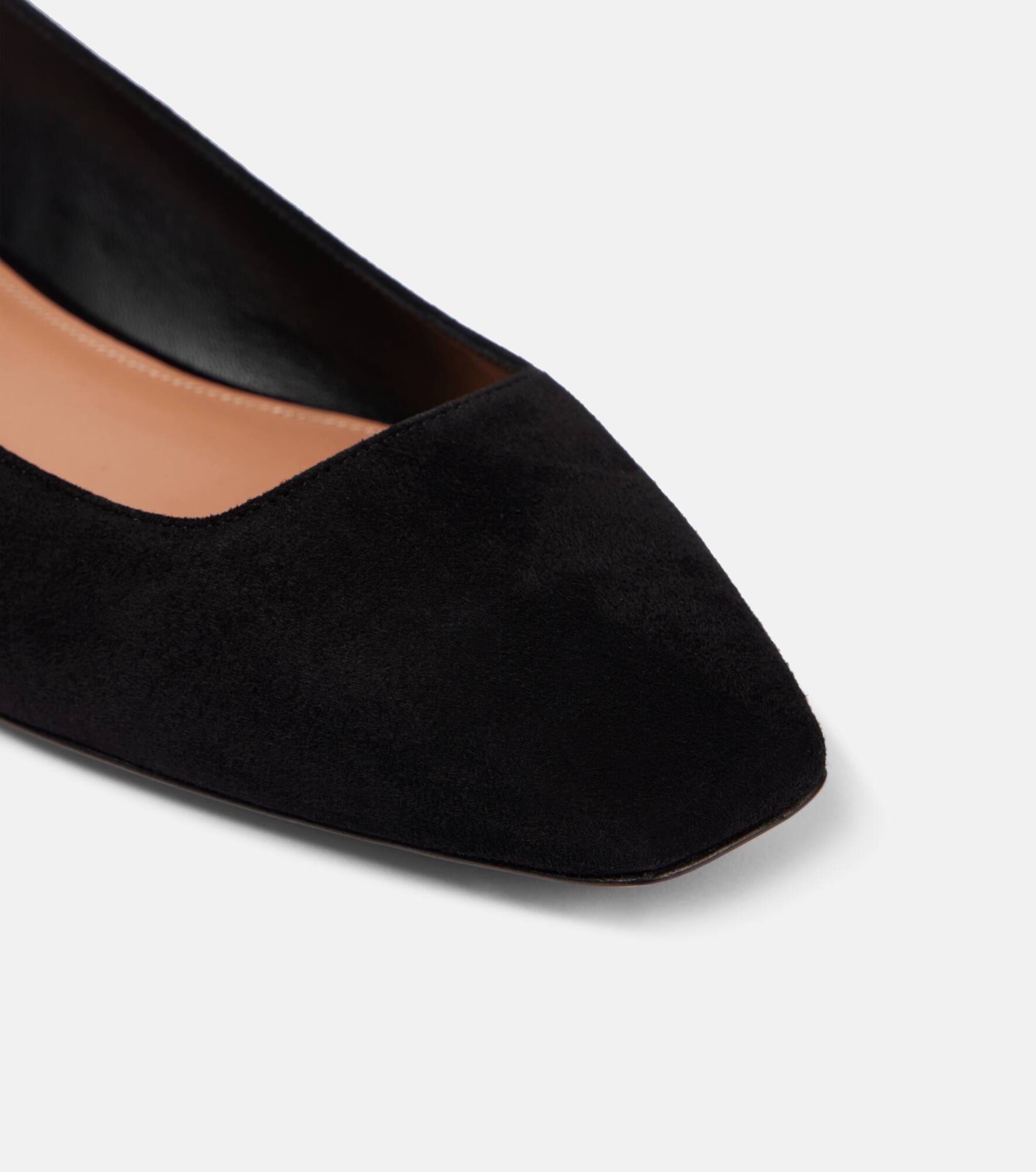 Very Bow Tie suede ballet flats - 5