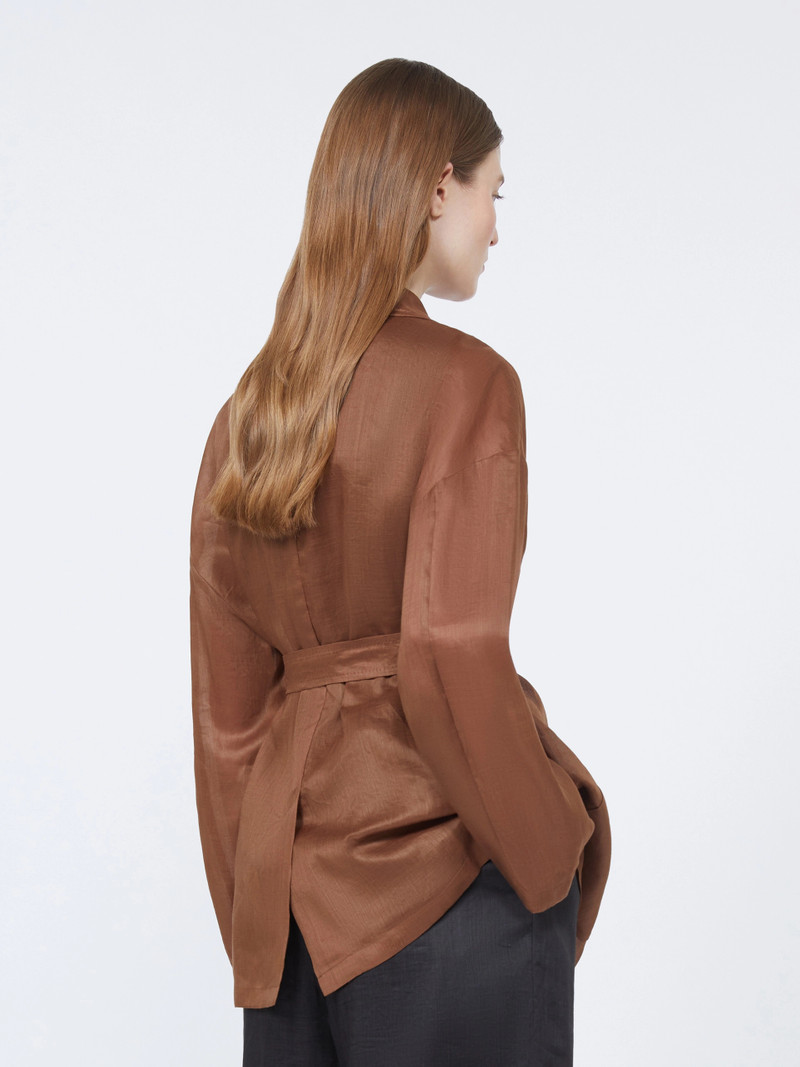 FATTO Ramie canvas jacket - CLAY 4