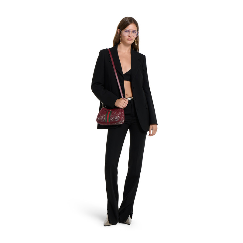 Ophidia crystals small shoulder bag 5