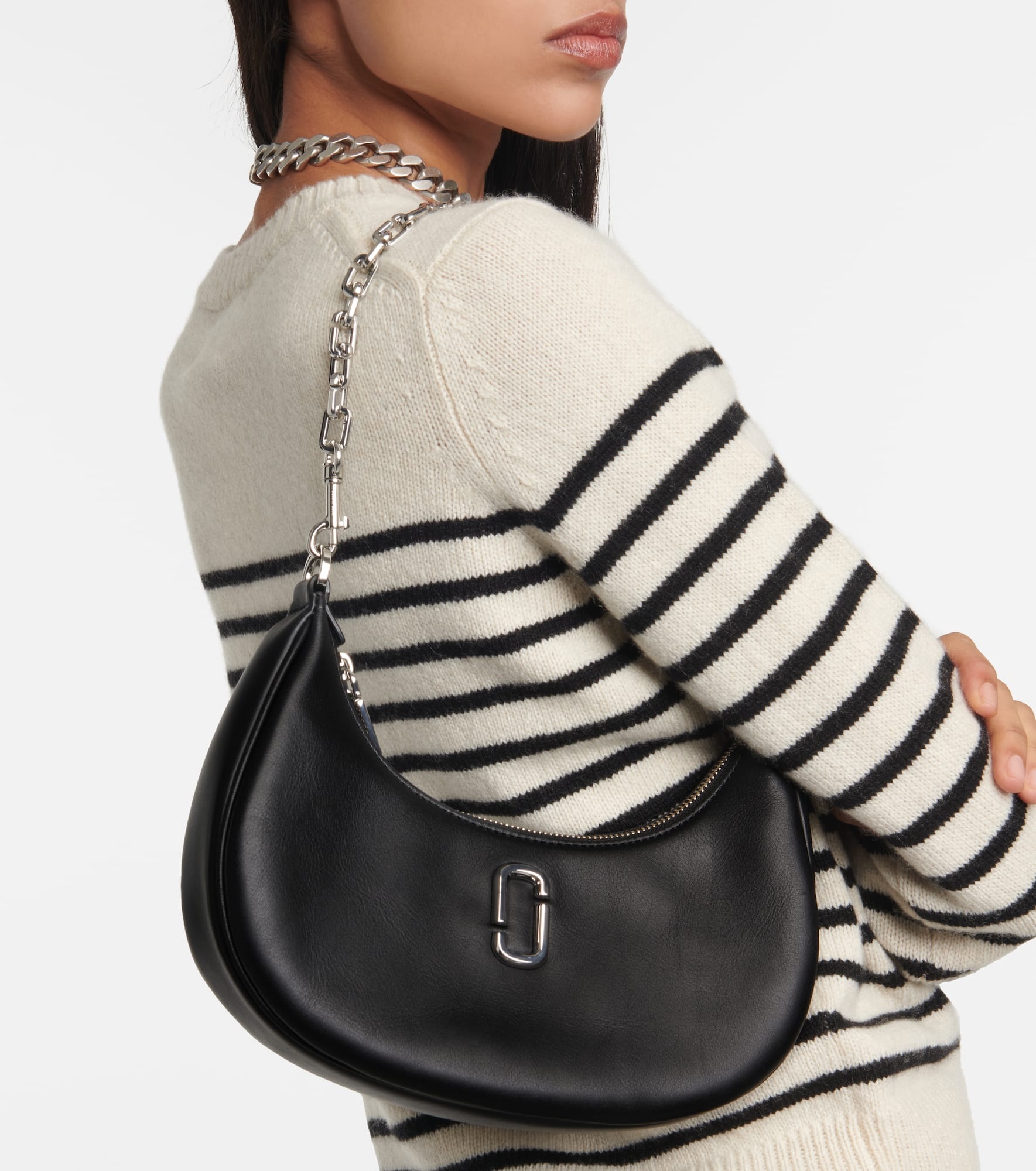 The Curve Small leather shoulder bag - 2