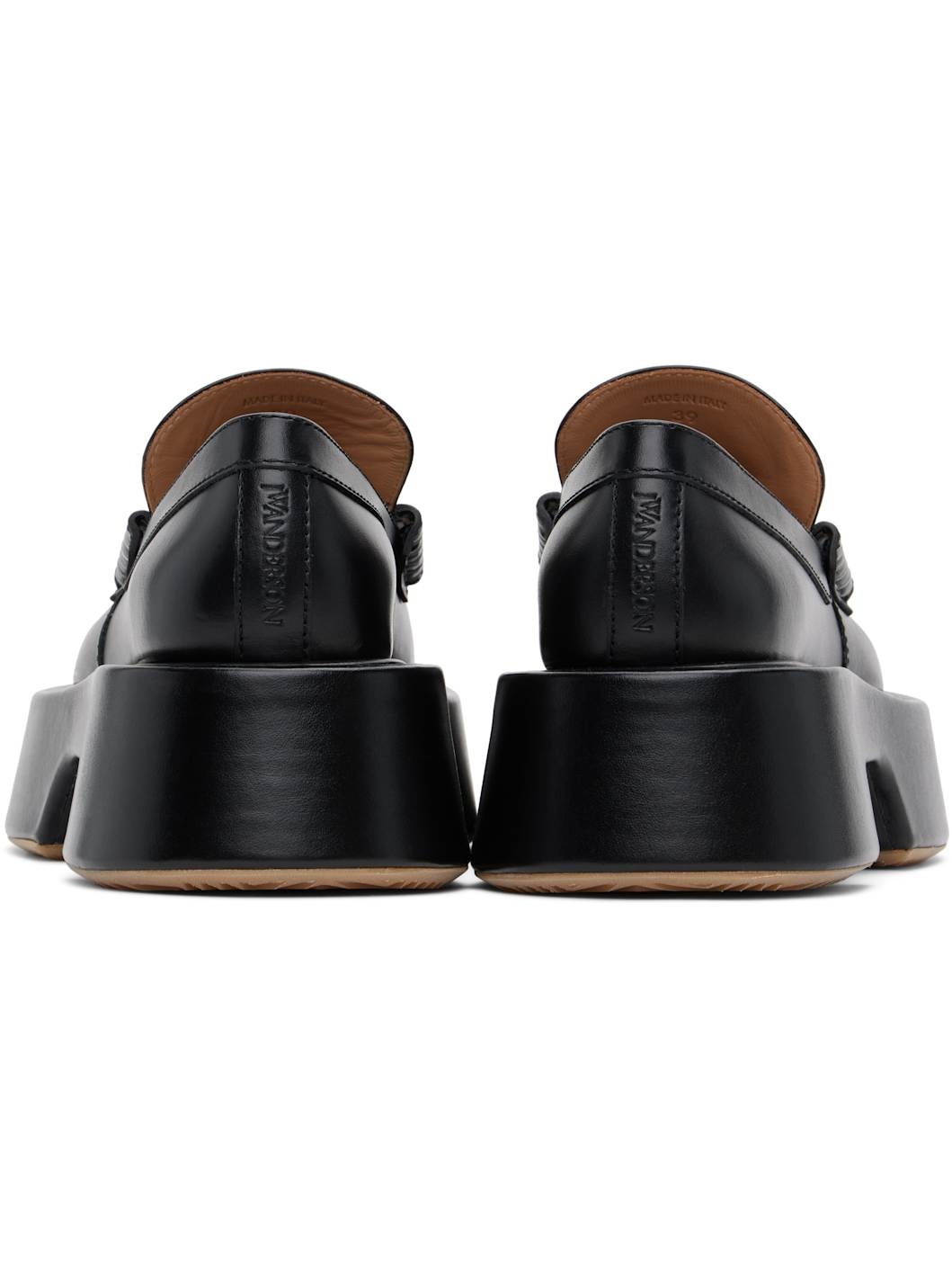 Black Platform Loafers - 2
