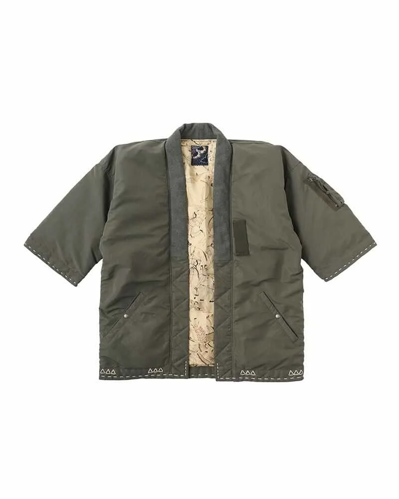 SANJURO KIMONO DOWN JKT OLIVE - 1