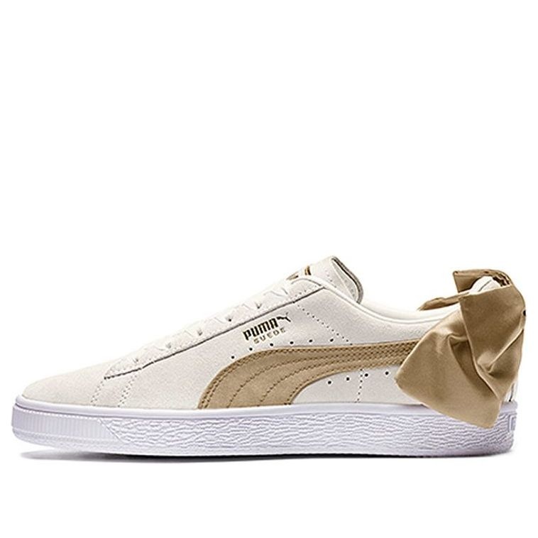 (WMNS) PUMA Suede Bow Varsity 'Pink Gold' 367732-03 - 1