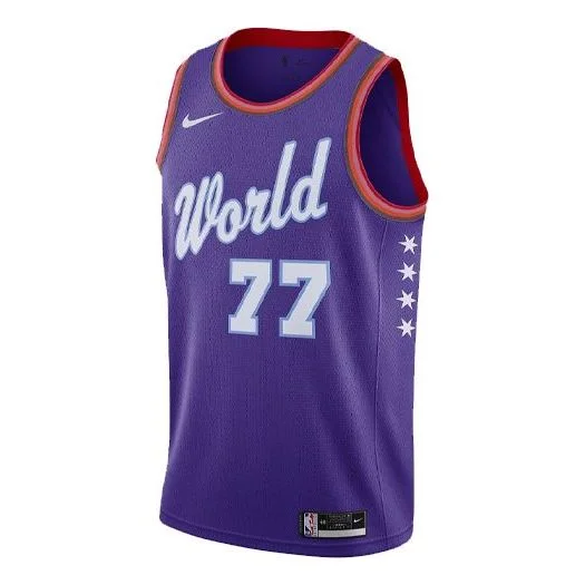 Nike NBA Rookies SW 팬 에디션 시카고 77 기부 블루 CU8615-509 - 1
