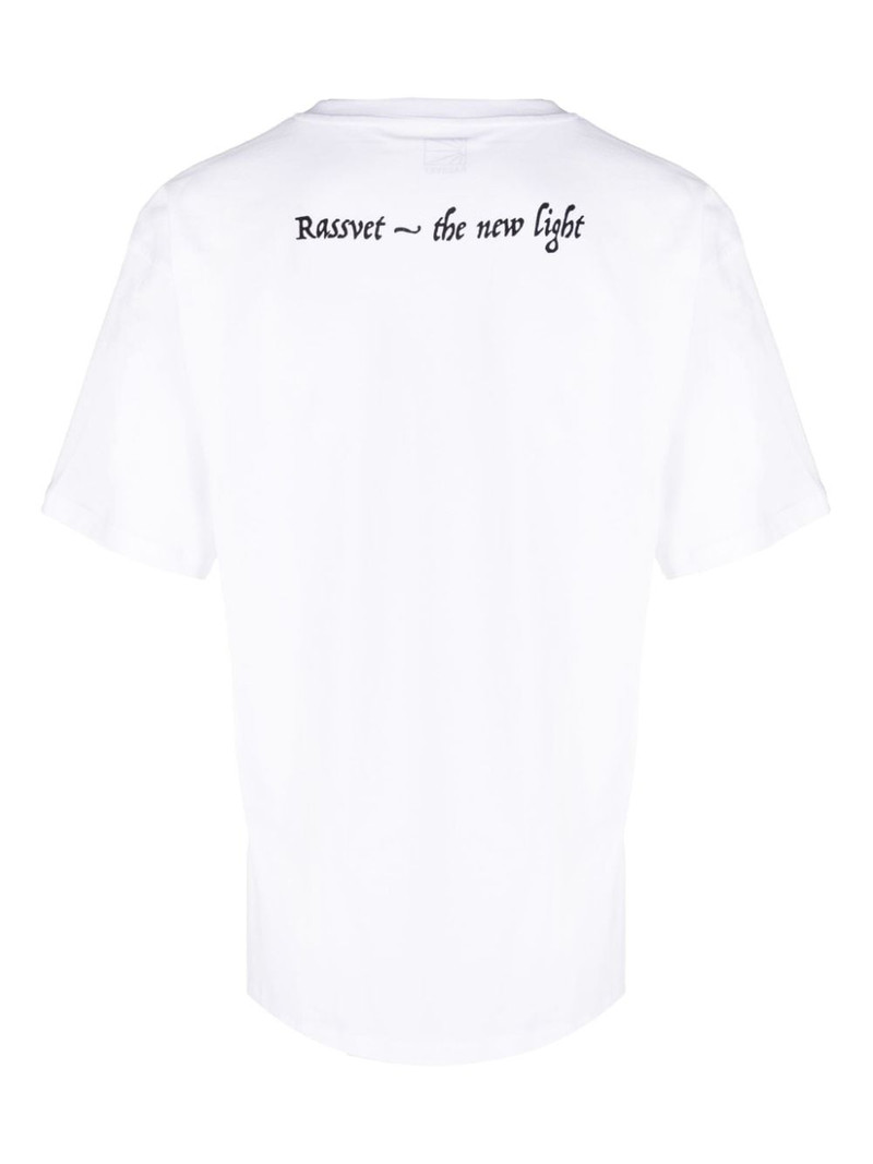 RASSVET graphic-print cotton T-shirt outlook
